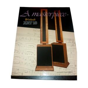 Vintage McIntosh XRT 18 Loudspeaker System Original Sales Brochure Manual